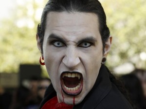 Sangue Falso Para Maquiagem de Vampiro e Machucados com Dentadura, Ferida  em Promoção na Americanas